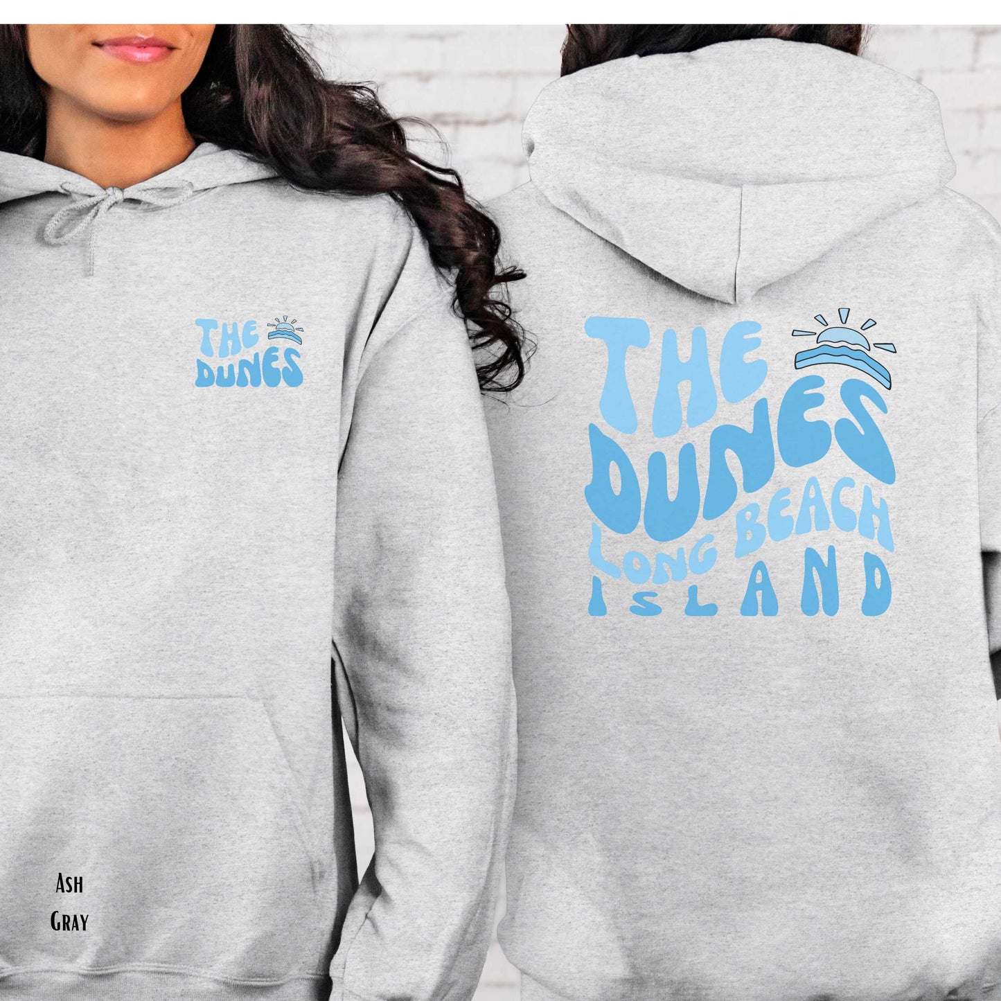 Blue wave Hoodie, The Dunes