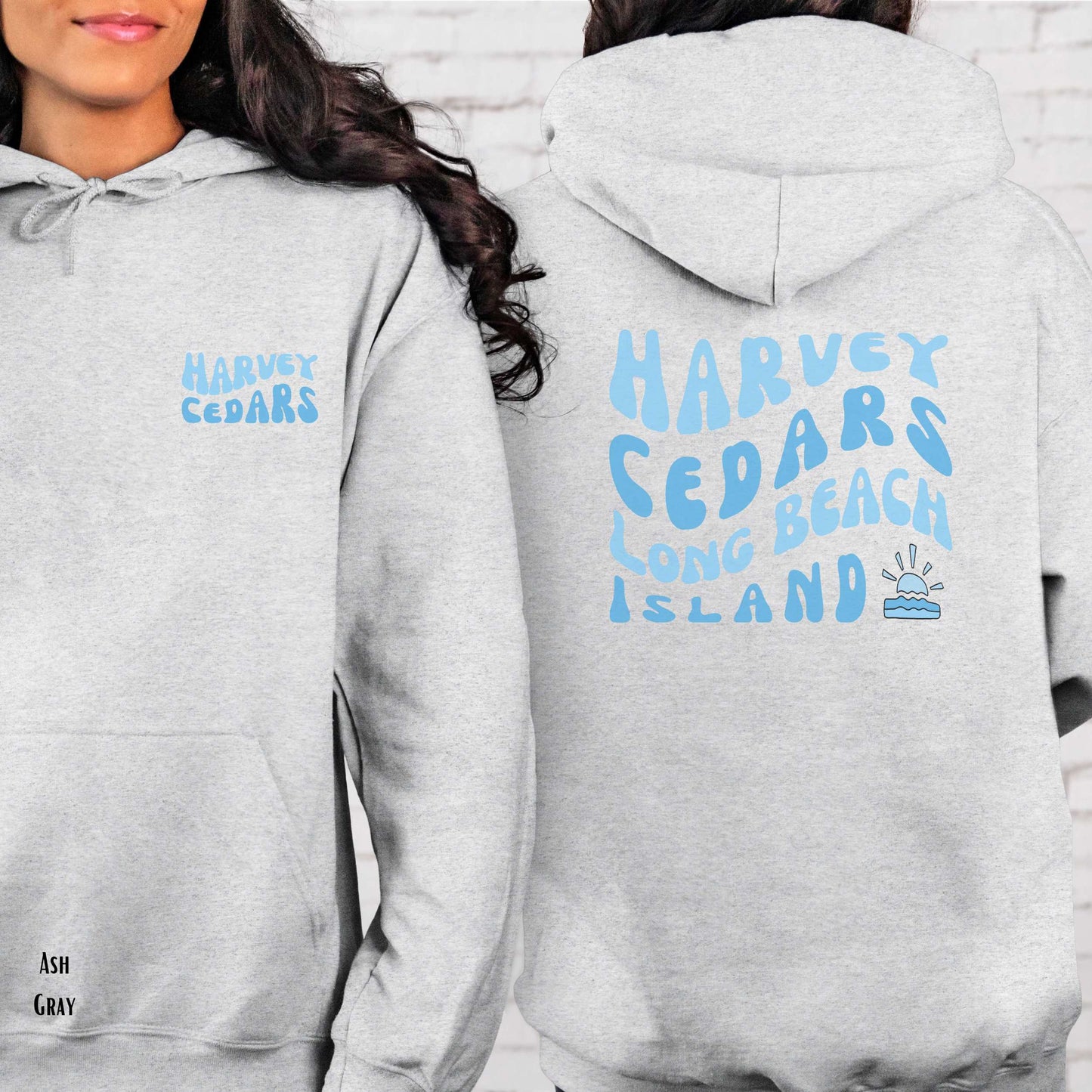 Blue wave Hoodie, Harvey Cedars