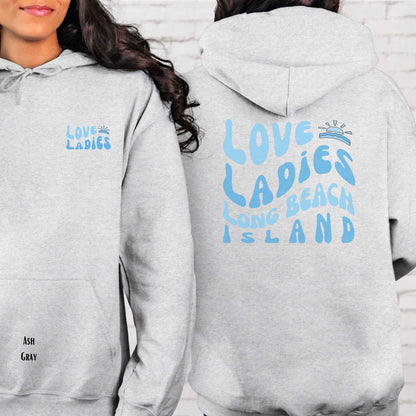 Blue wave Hoodie, Loveladies