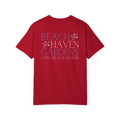 Patriotic Comfort Colors tee, Beach Haven Gardens