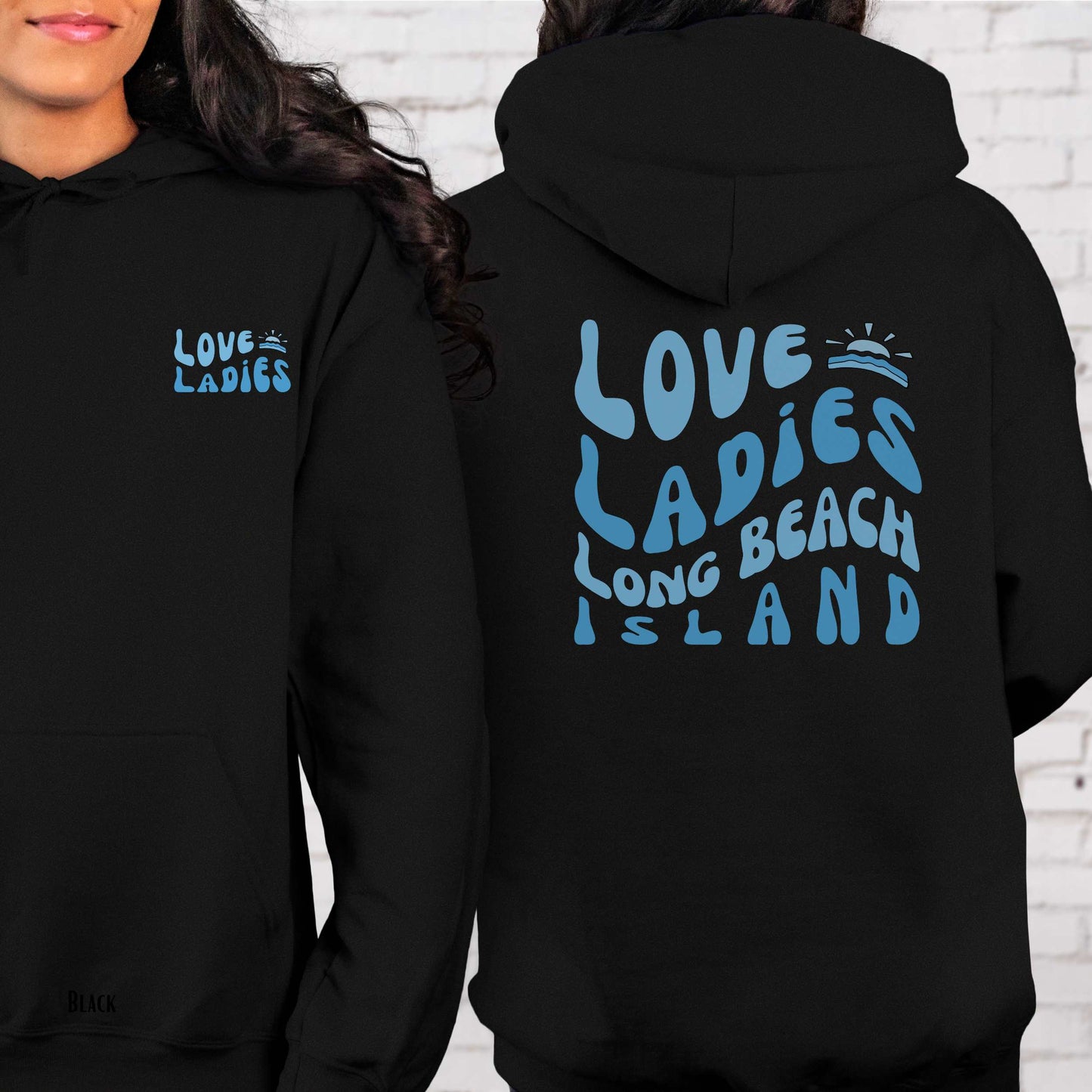 Blue wave Hoodie, Loveladies