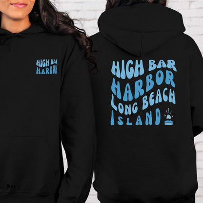 Blue Wave Hoodie, High Bar Harbor