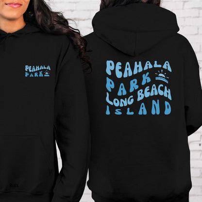 Blue wave Hoodie, Peahala Park