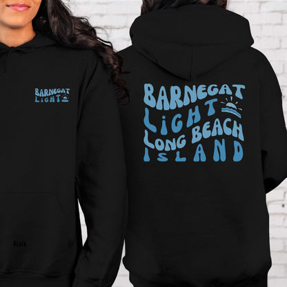 Blue wave Hoodie, Barnegat Light