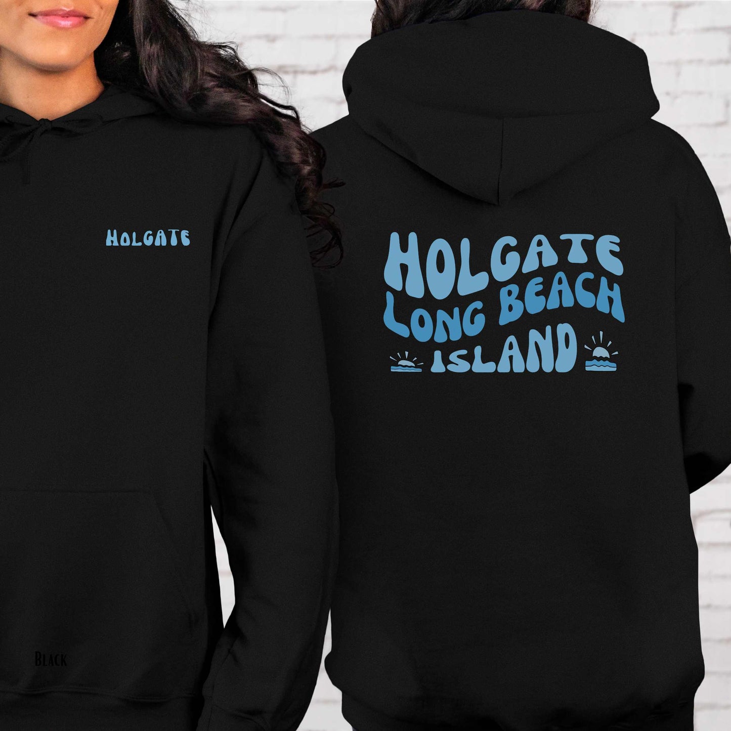 Blue wave Hoodie, Holgate