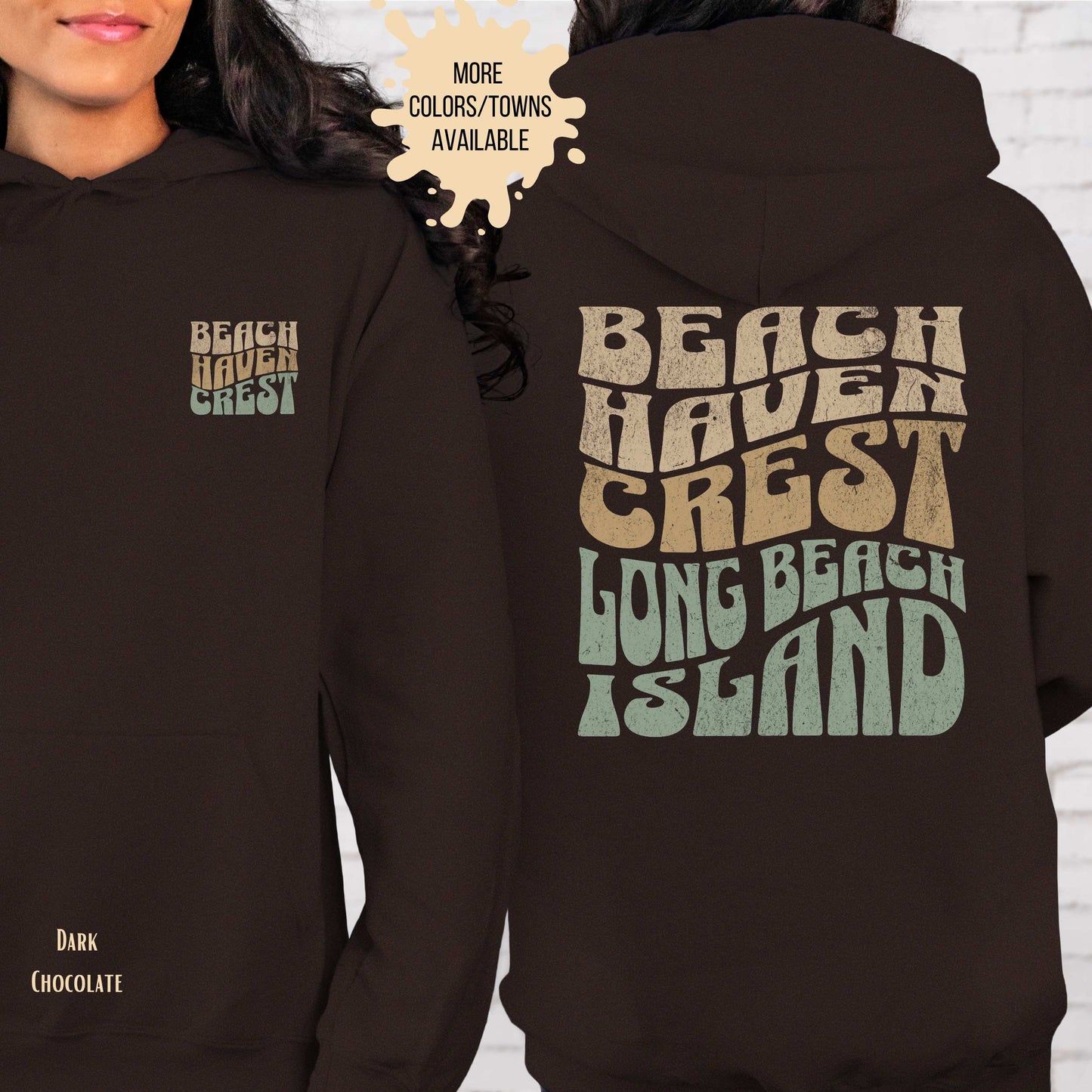 Lagoon Hoodie, Beach Haven Crest