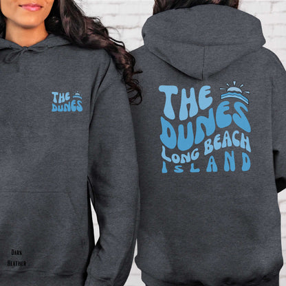 Blue wave Hoodie, The Dunes