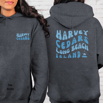 Blue wave Hoodie, Harvey Cedars