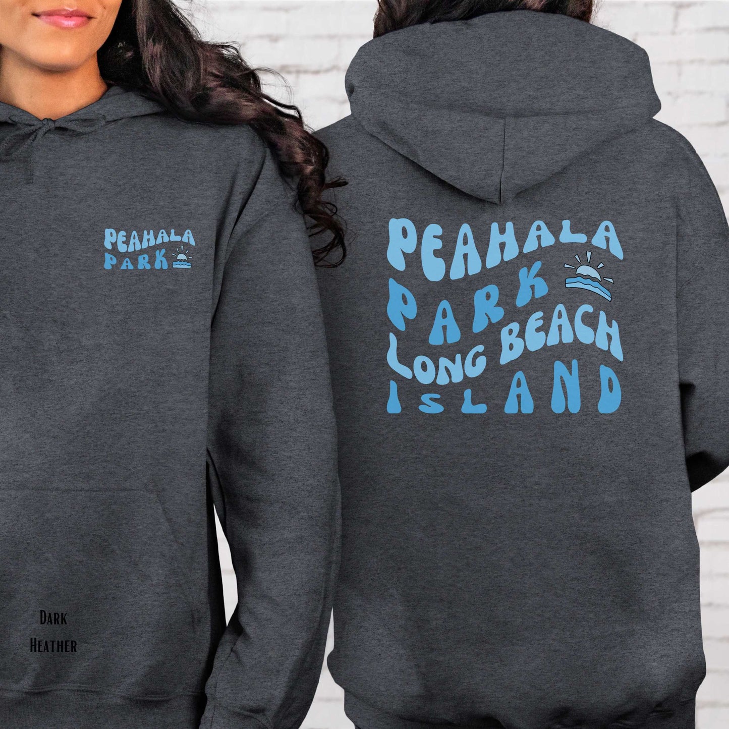 Blue wave Hoodie, Peahala Park