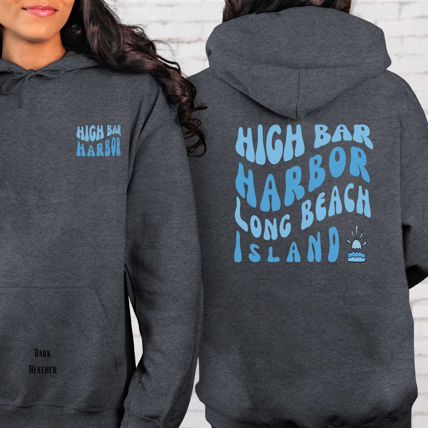 Blue Wave Hoodie, High Bar Harbor