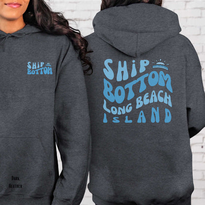 Blue wave Hoodie, Ship Bottom