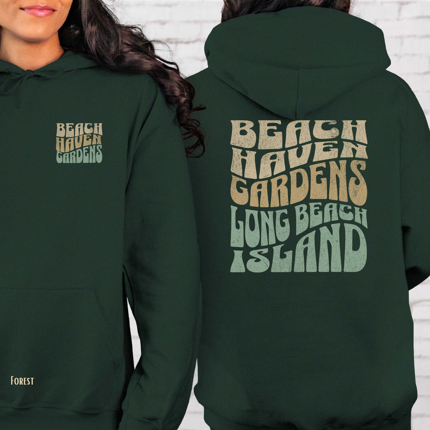 Lagoon Hoodie, Beach Haven Gardens