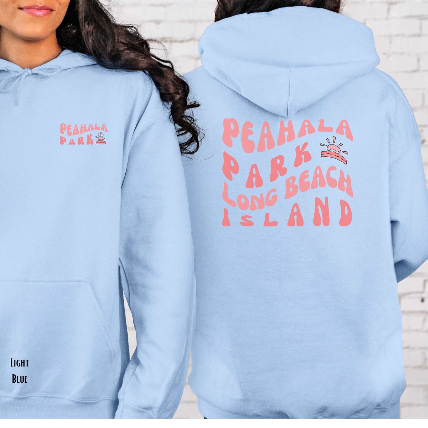 Coral wave Hoodie, Peahala Park