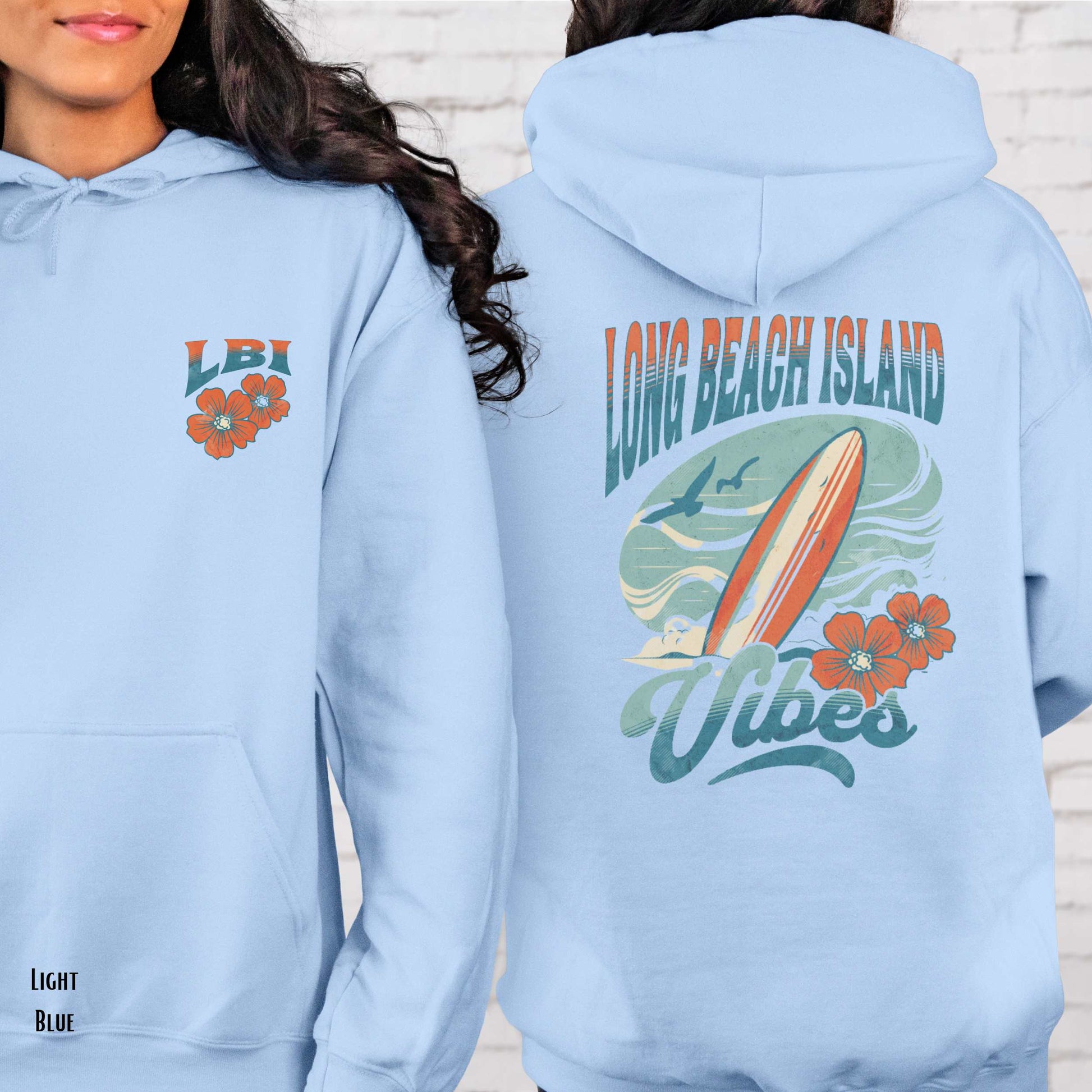 West Coast Beach Women's Beach Hoodie Indigo Blue / L