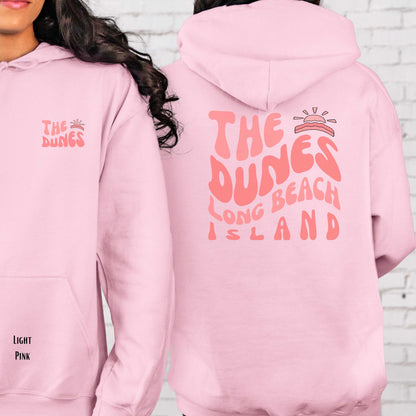 Coral wave Hoodie, The Dunes