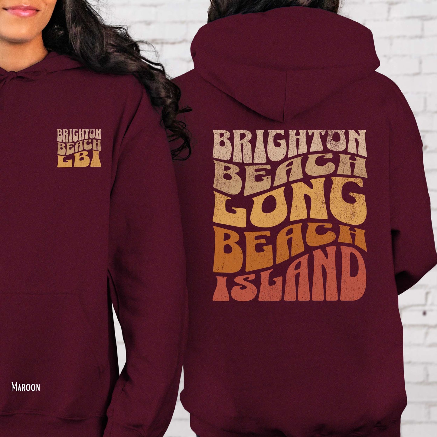 Sunset Hoodie, Brighton Beach