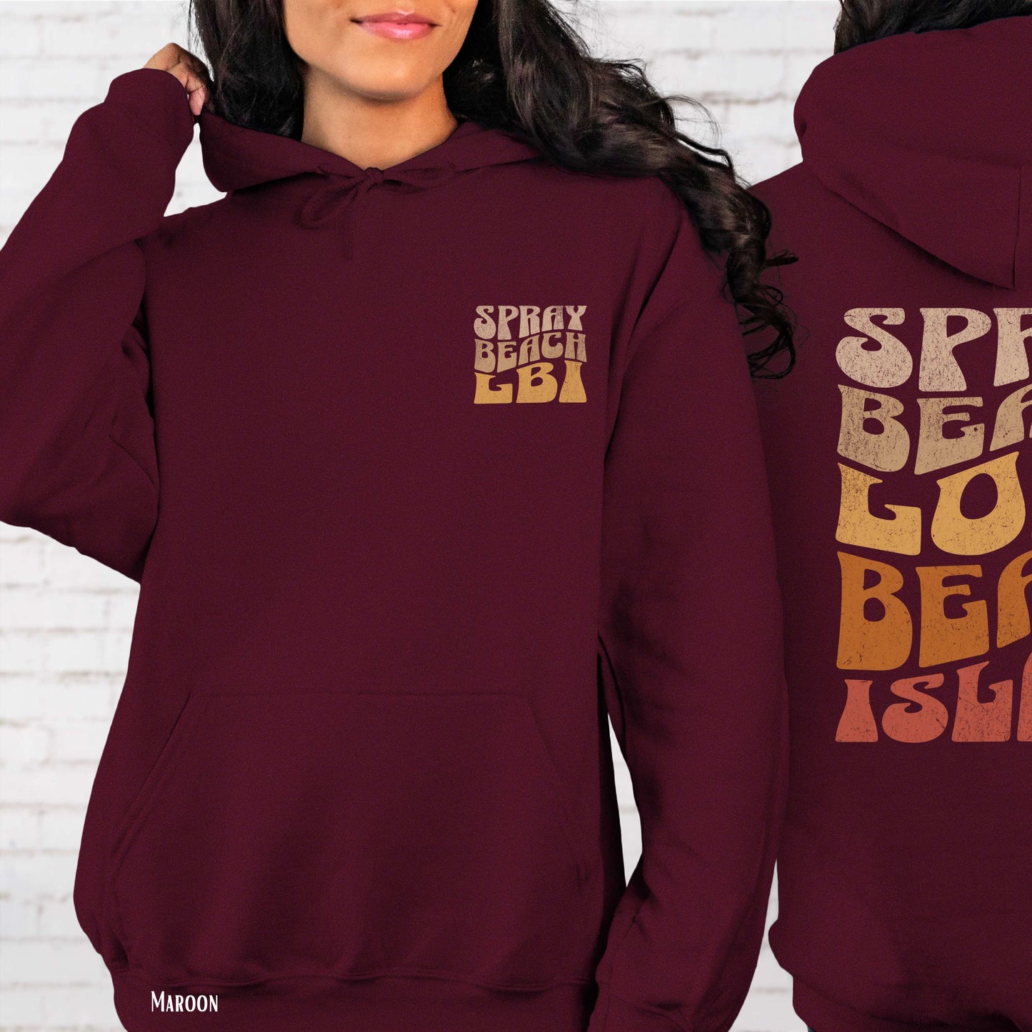 Spray Beach Sunset Hoodie