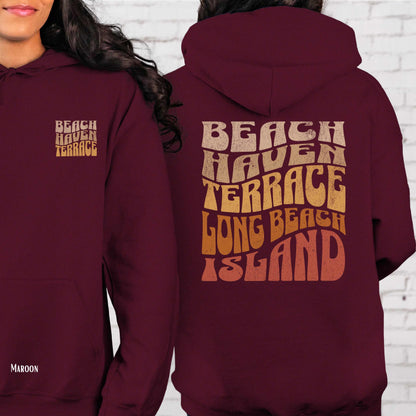 Sunset Hoodie, Beach Haven Terrace