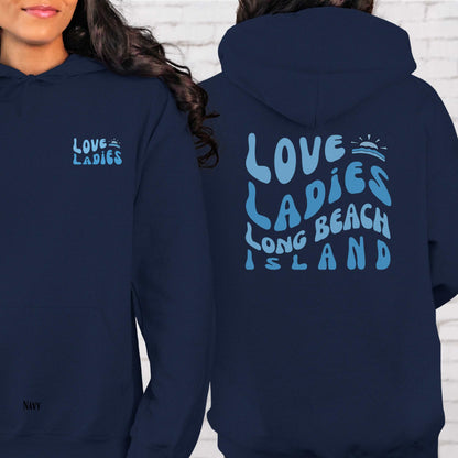 Blue wave Hoodie, Loveladies