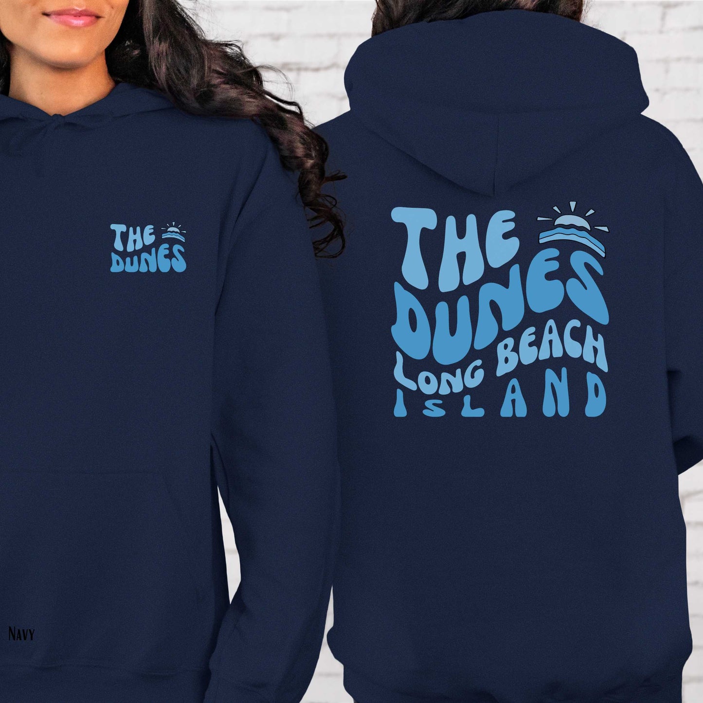 Blue wave Hoodie, The Dunes