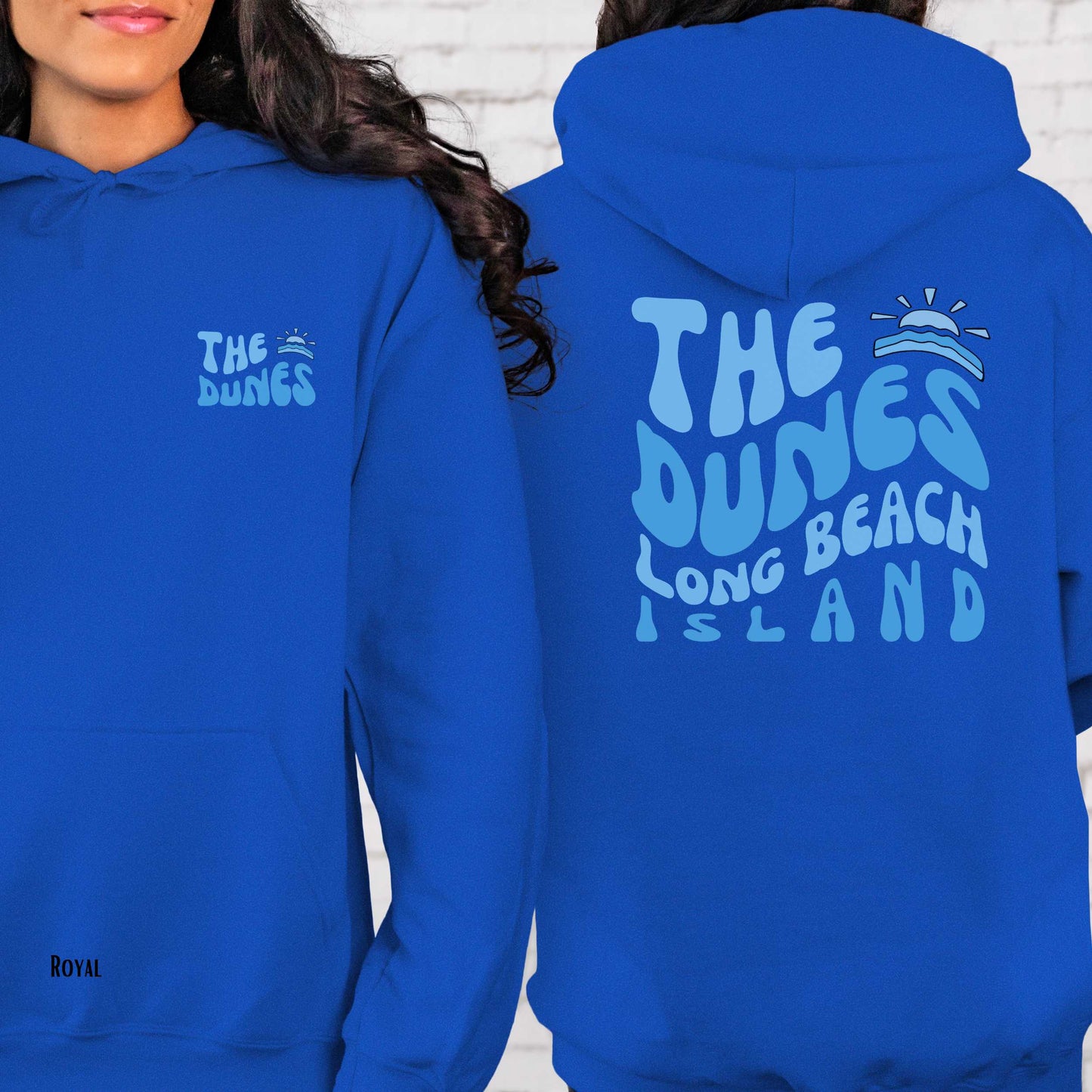 Blue wave Hoodie, The Dunes