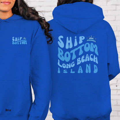 Blue wave Hoodie, Ship Bottom