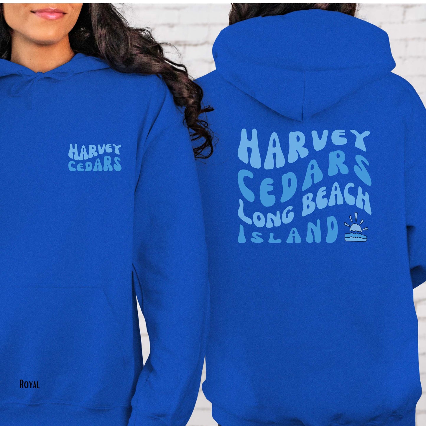 Blue wave Hoodie, Harvey Cedars