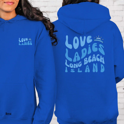 Blue wave Hoodie, Loveladies