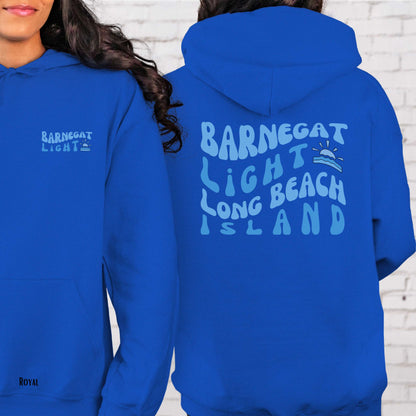 Blue wave Hoodie, Barnegat Light