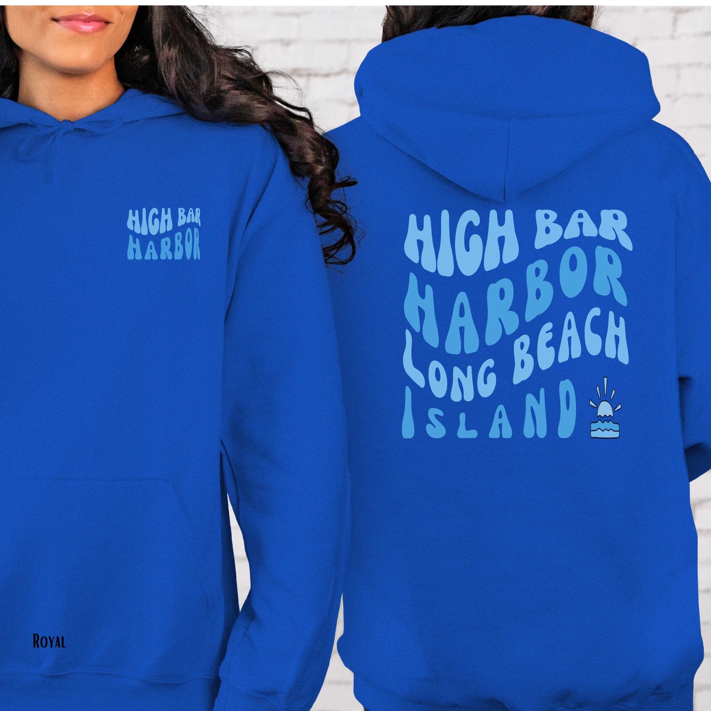 Blue Wave Hoodie, High Bar Harbor