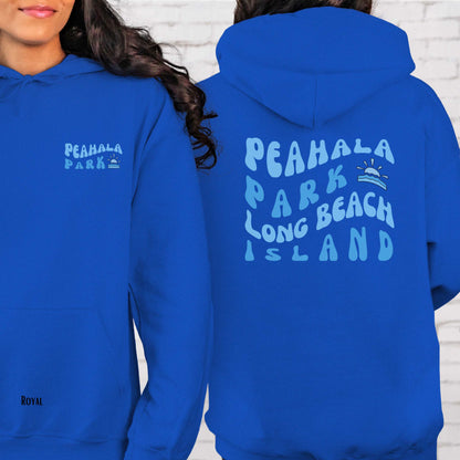 Blue wave Hoodie, Peahala Park