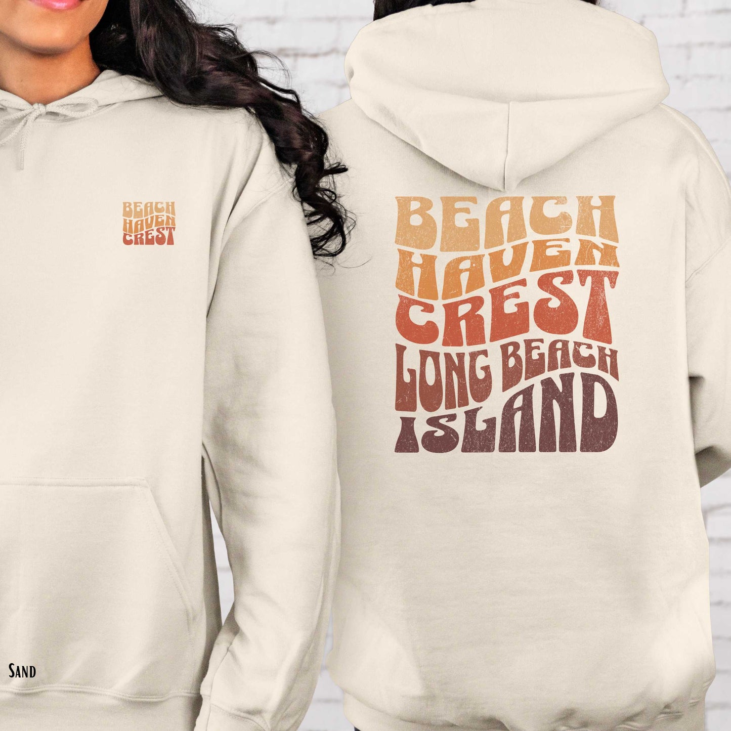 Sunrise Hoodie, Beach Haven Crest