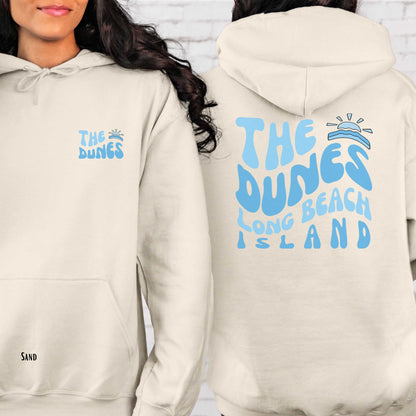 Blue wave Hoodie, The Dunes