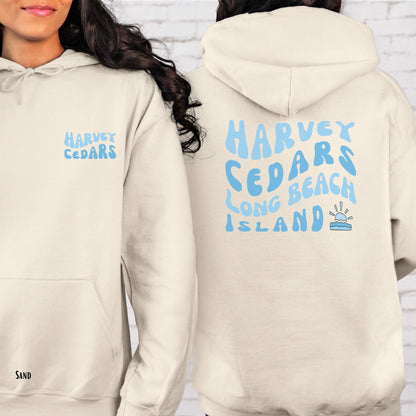 Blue wave Hoodie, Harvey Cedars