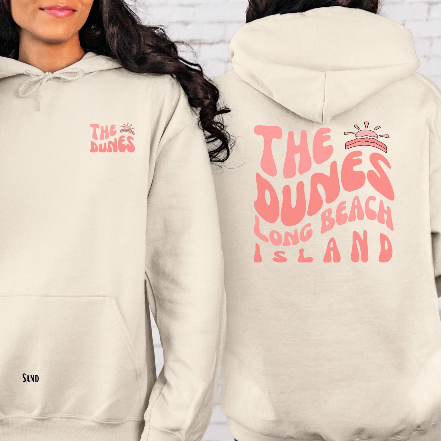 Coral wave Hoodie, The Dunes