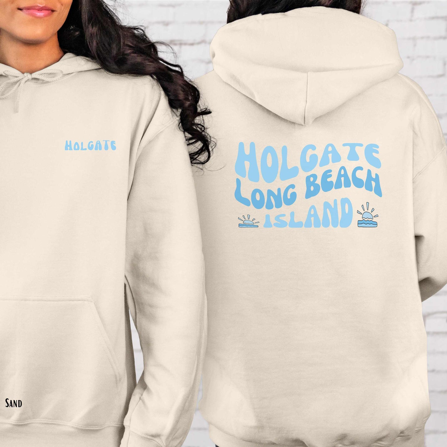 Blue wave Hoodie, Holgate