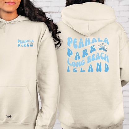 Blue wave Hoodie, Peahala Park