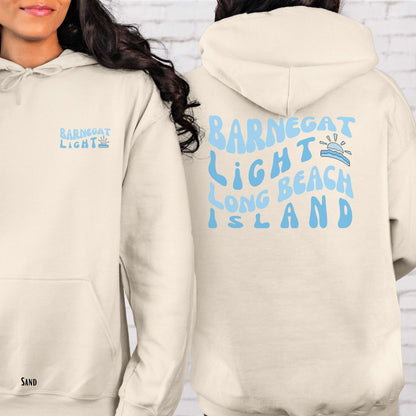 Blue wave Hoodie, Barnegat Light