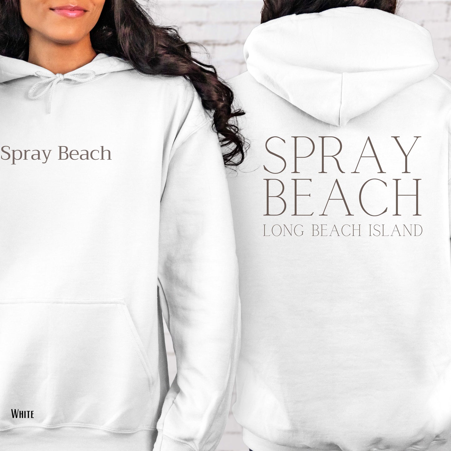 Driftwood Hoodie, Spray Beach