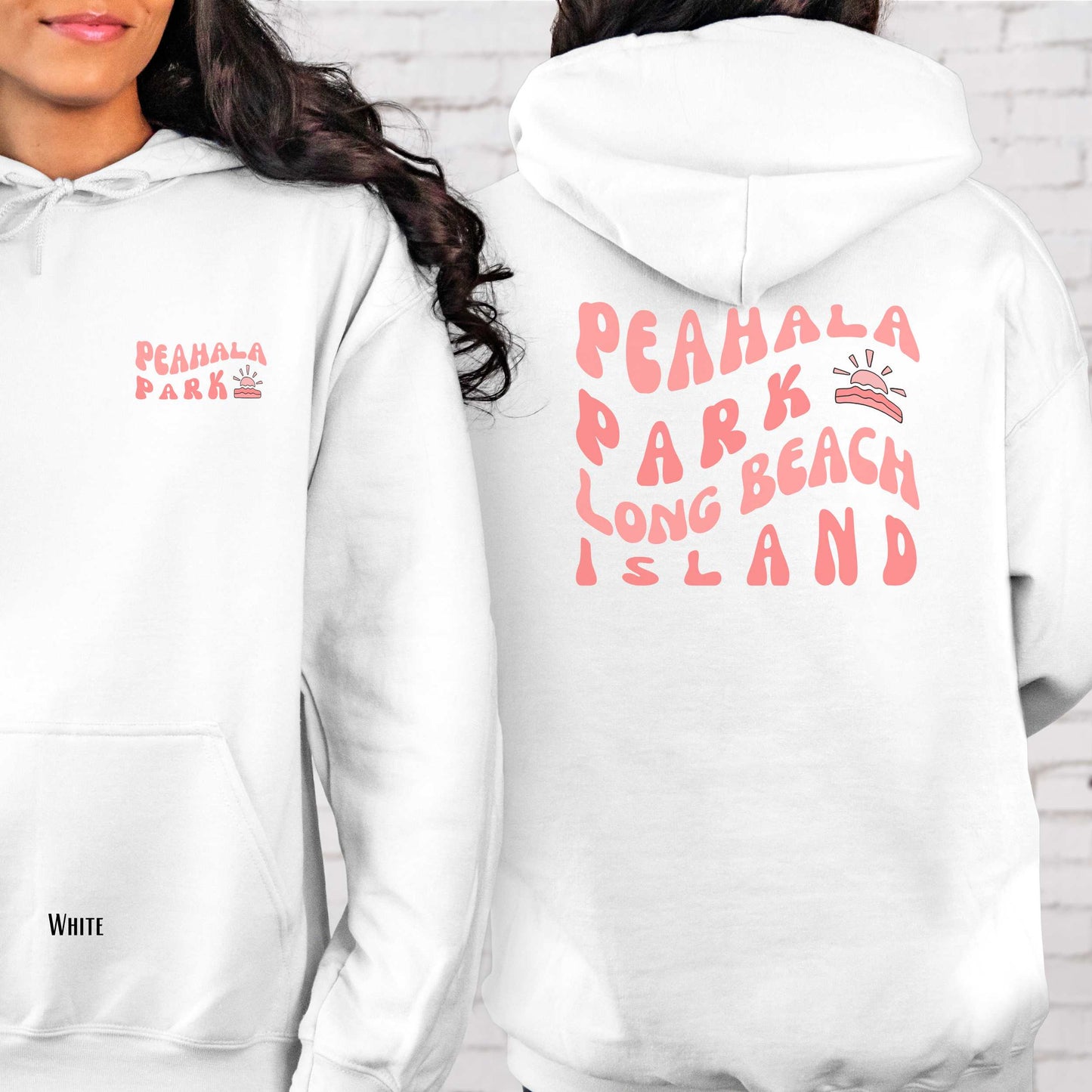 Coral wave Hoodie, Peahala Park