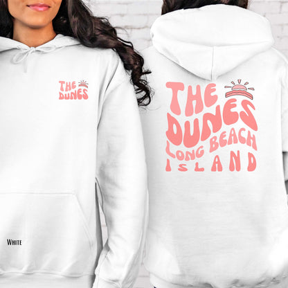 Coral wave Hoodie, The Dunes