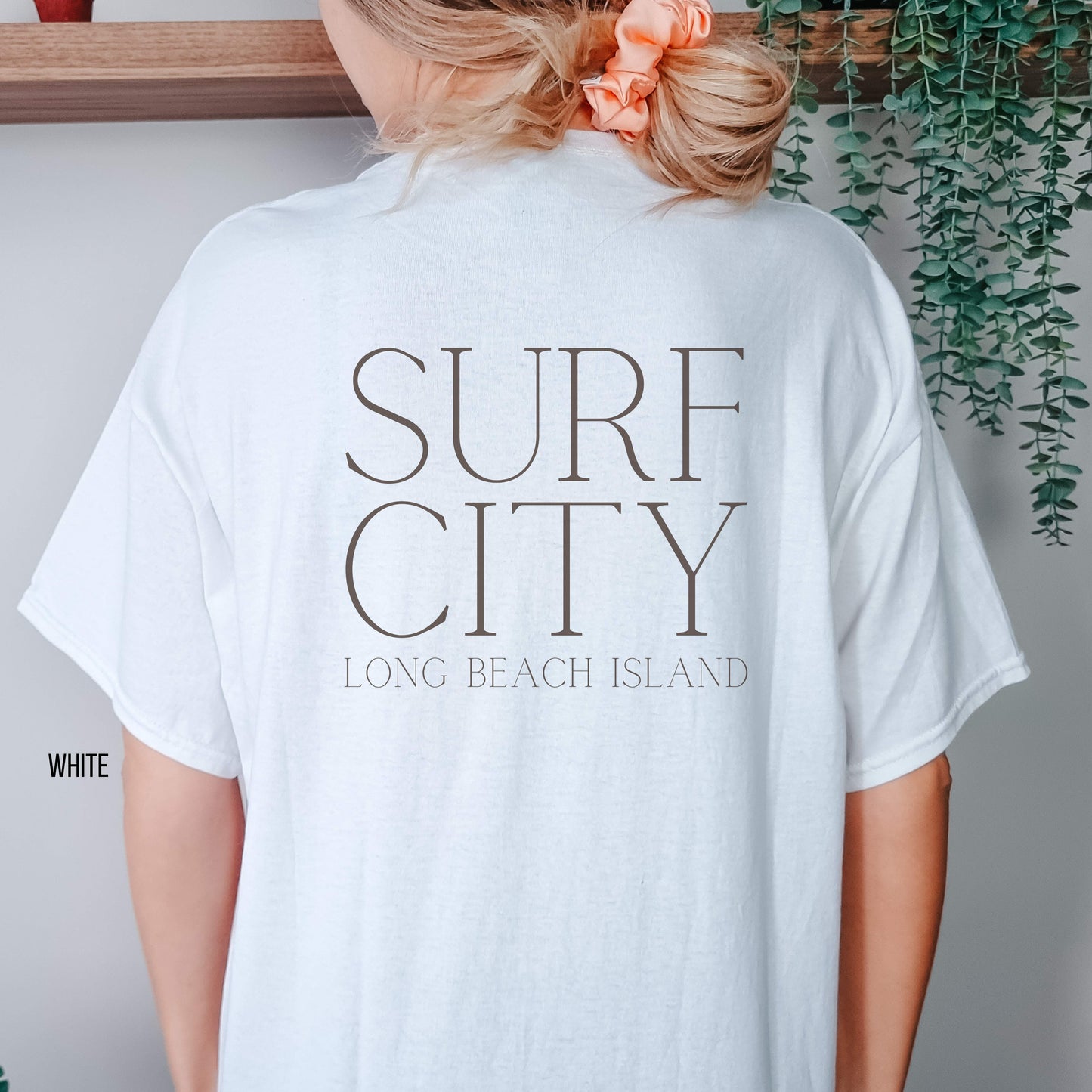 Driftwood, Surf City, Comfort Colors shirt,