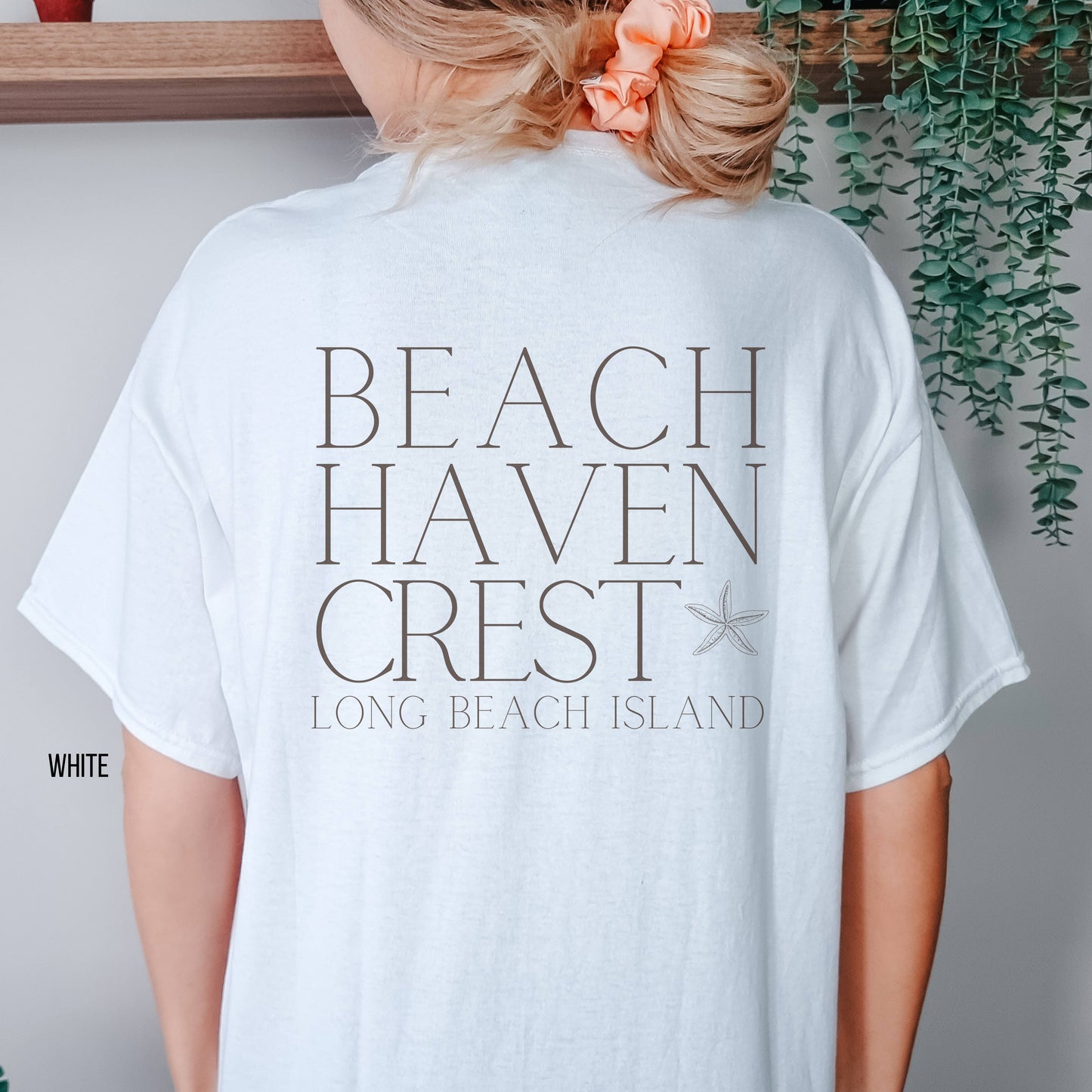 Driftwood, Beach Haven Crest Comfort Colors shirt