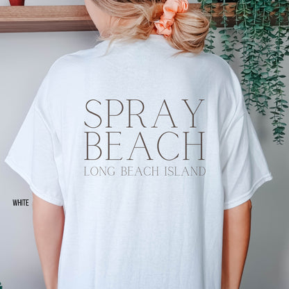 Driftwood, Spray Beach, Comfort Colors shirt