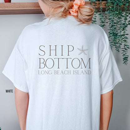 Driftwood, Ship Bottom, Comfort Colors shirt