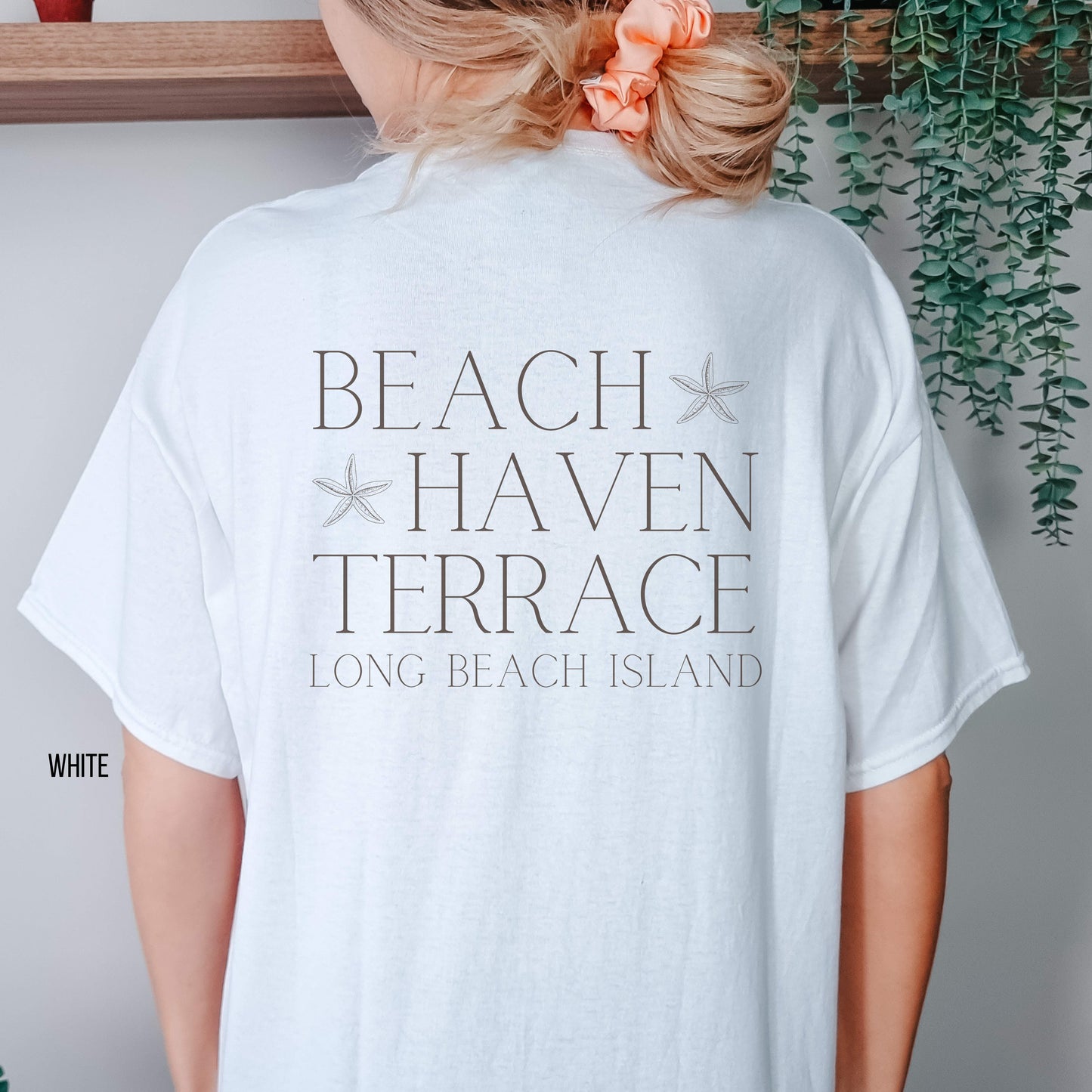 Driftwood, Beach Haven Terrace Comfort Colors shirt