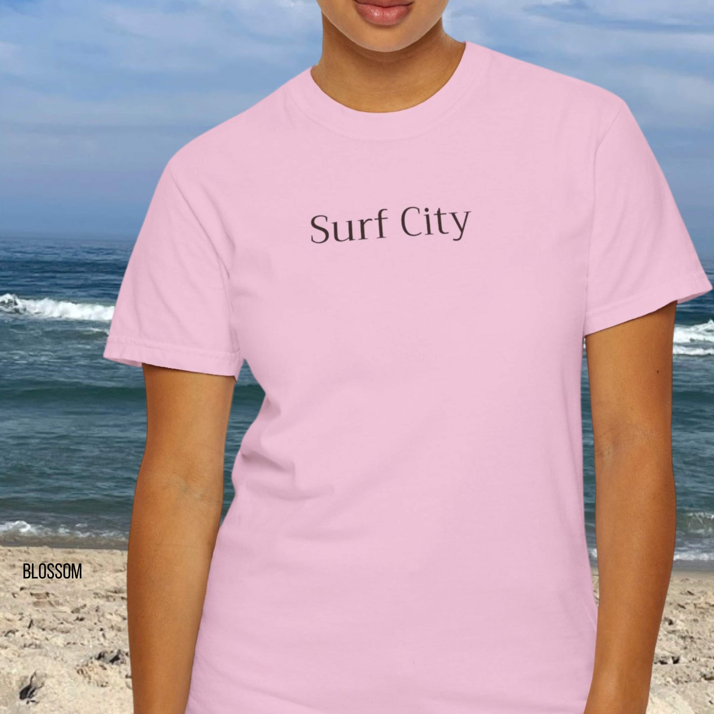 Driftwood, Surf City, Comfort Colors shirt,