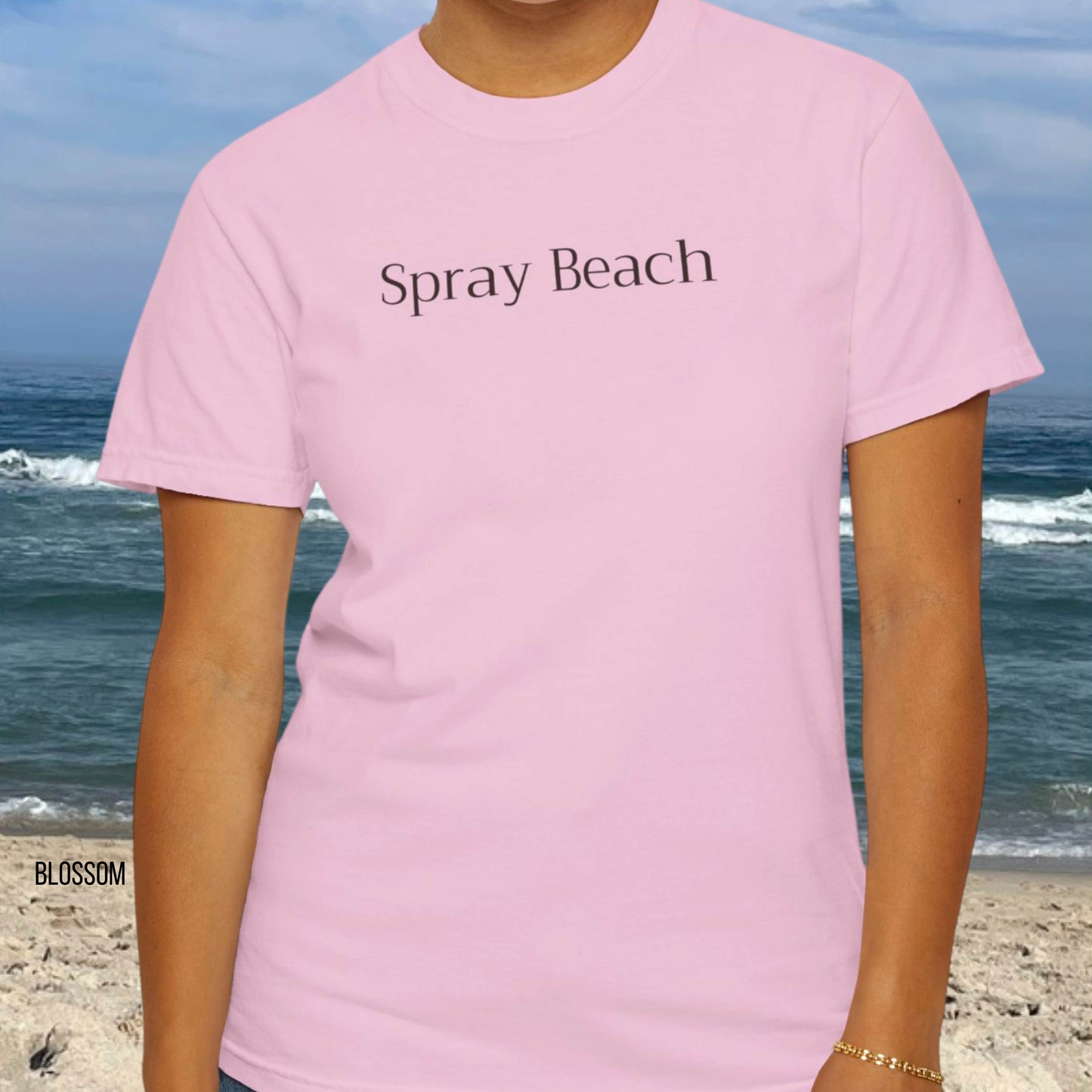 Driftwood, Spray Beach, Comfort Colors shirt