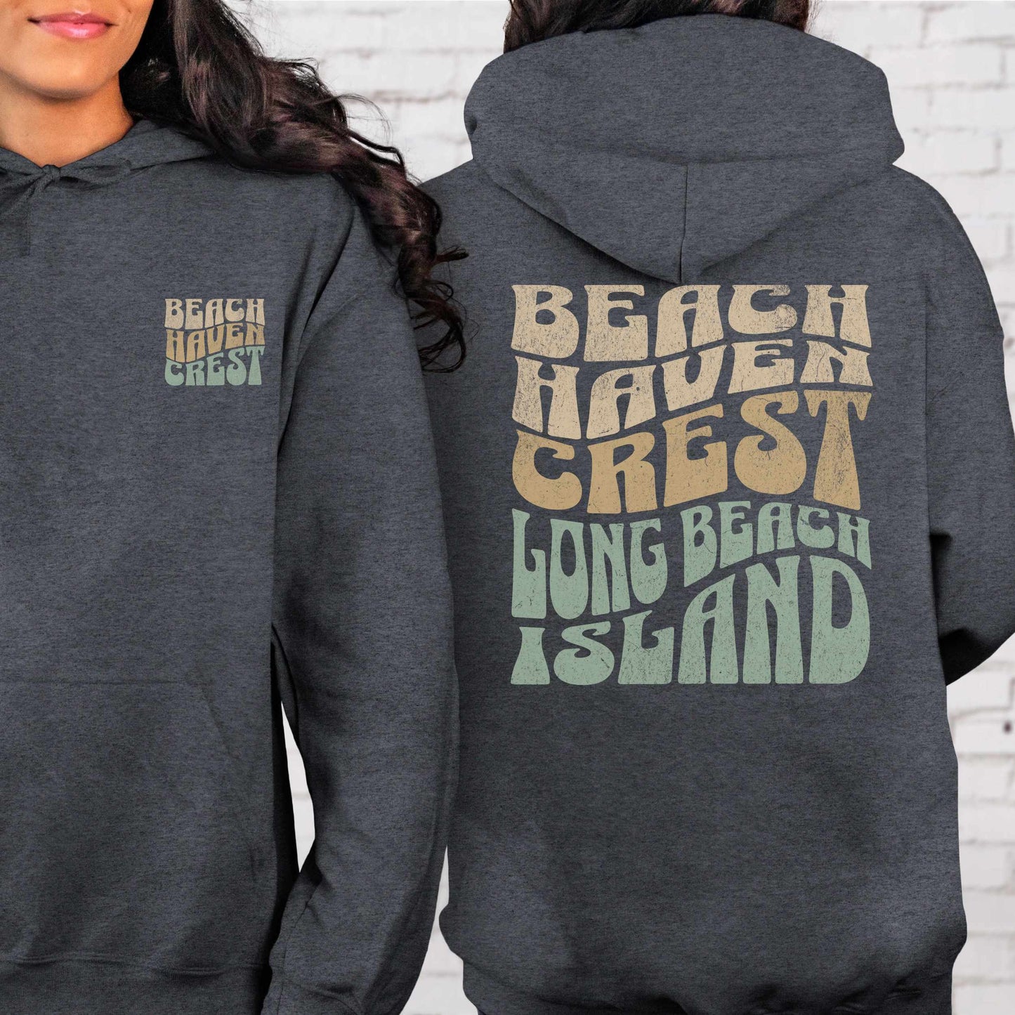 Lagoon Hoodie, Beach Haven Crest