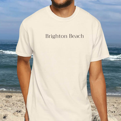 Driftwood, Brighton Beach, Comfort Colors shirt